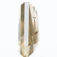 1.43 CT Natural Loose Diamond, Coffin Diamond, Grey Diamond, Yellow Diamond, Rose Cut Diamond, Coffin Cut Diamond, Fancy Color Diamond KDL387