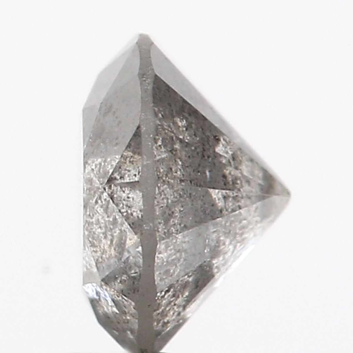 0.76 Ct Natural Loose Round Shape Diamond Salt And Pepper Round Cut Diamond 5.70 MM Natural Loose Diamond Round Brilliant Cut Diamond LQ5008