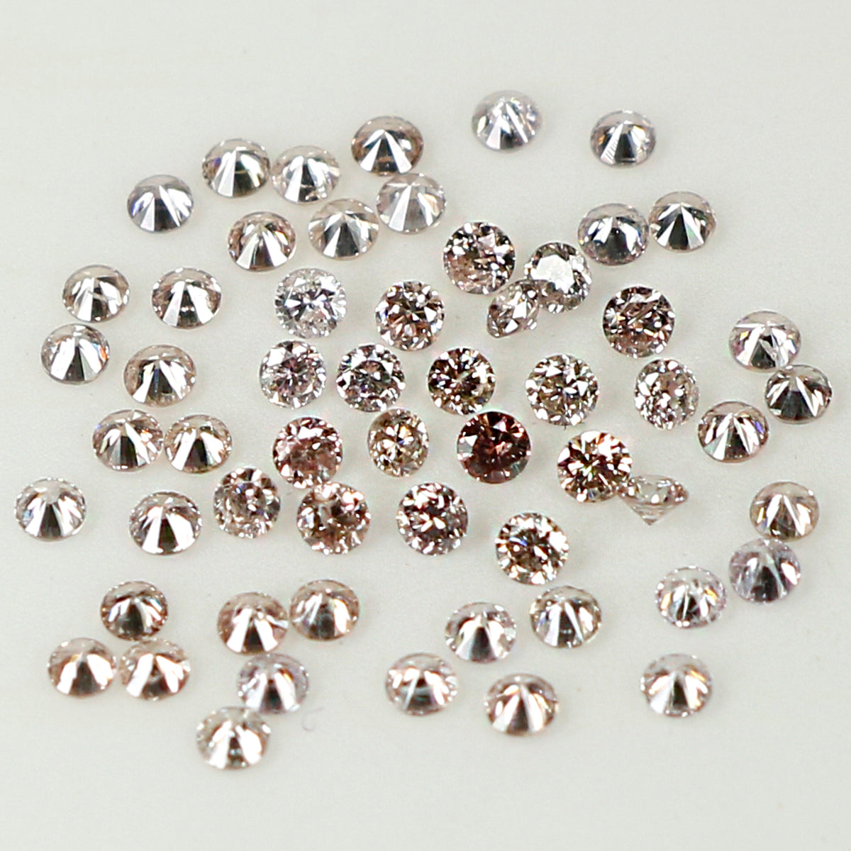 0.41 Ct Natural Loose Round Shape Diamond Pink Color Round Cut Diamond 1.15 MM Natural Loose Pink Color Round Brilliant Cut Diamond LQ818