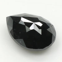 0.85 CT Natural Loose Diamond, Pear Diamond, Black Diamond, Rustic Diamond, Rose Cut Diamond, Pear Cut Diamond, Fancy Color Diamond L354