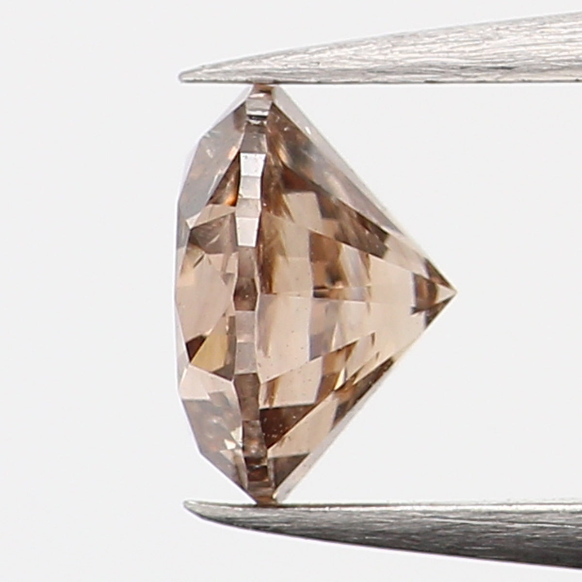 0.48 Ct Natural Loose Diamond, Brown Diamond, Round Diamond, Round Brilliant Cut Diamond, Sparkling Diamond, Rustic Diamond, L775