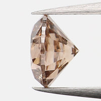 0.48 Ct Natural Loose Diamond, Brown Diamond, Round Diamond, Round Brilliant Cut Diamond, Sparkling Diamond, Rustic Diamond, L775
