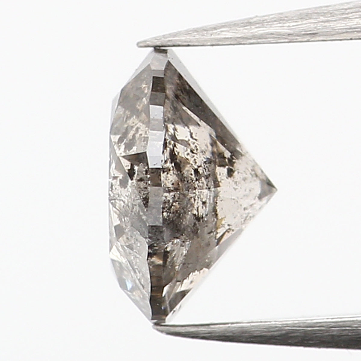 0.82 CT Natural Loose Round Shape Diamond Salt And Pepper Round Cut Diamond 6.00 MM Natural Loose Diamond Round Brilliant Cut Diamond LQ605