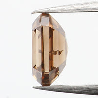 0.67 Ct Natural Loose Diamond, Hexagon Diamond, Brown Diamond, Polished Diamond, Rustic Diamond, Color Diamond, Rose Cut Diamond, KDL658