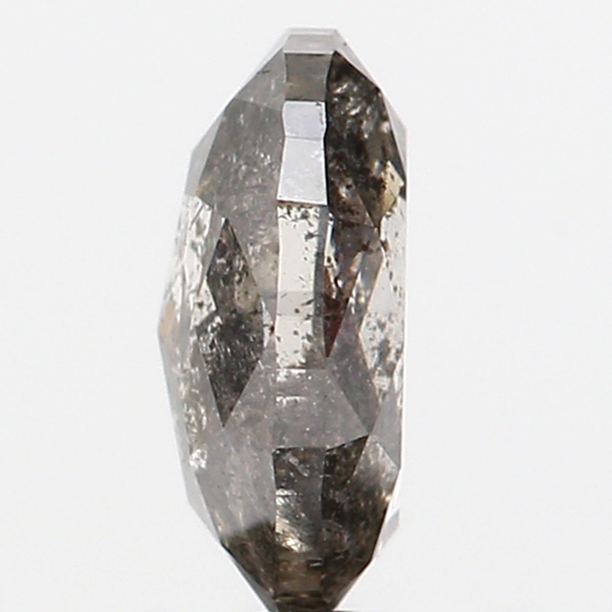0.40 Ct Natural Loose Oval Shape Diamond Salt And Pepper Oval Cut Diamond 5.30 MM Natural Loose Diamond Oval Shape Rose Cut Diamond LQ422