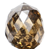 0.75 Ct Natural Loose Diamond, Briolette Diamond, Brown Diamond, Briolette Cut Bead Diamond, Polished Diamond, Faceted Diamond L126
