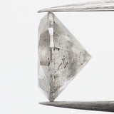 1.03 Ct Natural Loose Diamond, Grey Diamond, Round Diamond, Round Brilliant Cut Diamond, Sparkling Diamond, Rustic Diamond L623