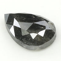 0.86 CT Natural Loose Diamond, Pear Diamond, Black Diamond, Rustic Diamond, Rose Cut Diamond, Pear Cut Diamond, Fancy Color Diamond KDL168