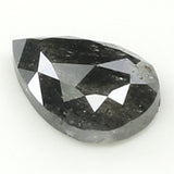 0.86 CT Natural Loose Diamond, Pear Diamond, Black Diamond, Rustic Diamond, Rose Cut Diamond, Pear Cut Diamond, Fancy Color Diamond KDL168
