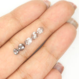 0.94 Ct Natural Loose Diamond, Slice Diamond, Salt And Pepper Diamond, Black Gray Diamond, Polki Diamond, Irregular Diamond, KR2319