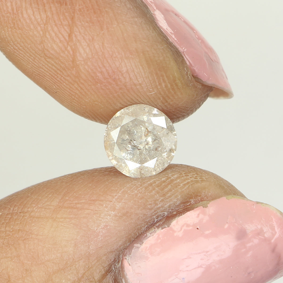0.78 CT Natural Loose Round Shape Diamond Grey Color Round Cut Diamond 5.80 MM Natural Loose Diamond Round Brilliant Cut Diamond QL5798
