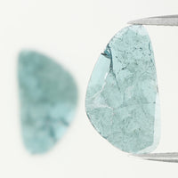 1.52 Ct Natural Loose Diamond, Slice Diamond, Blue Diamond, Polki Diamond, Real Diamond, Diamond Slice, Fancy Diamond, L728