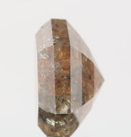 0.70 CT Natural Loose Diamond Hexagon Brown Salt And Pepper Color 5.70 MM KDL9362