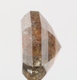 0.70 CT Natural Loose Diamond Hexagon Brown Salt And Pepper Color 5.70 MM KDL9362