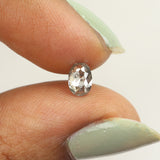 0.40 Ct Natural Loose Diamond, Oval Diamond, Black Diamond, Grey Diamond, Salt and Pepper Diamond, Antique Diamond, Real Diamond L422