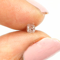0.15 Ct Natural Loose Diamond, Cushion Diamond, Brown Diamond, Polished Diamond, Real Diamond, Rustic Diamond, Antique Diamond L5477