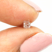 0.15 Ct Natural Loose Diamond, Cushion Diamond, Brown Diamond, Polished Diamond, Real Diamond, Rustic Diamond, Antique Diamond L5477