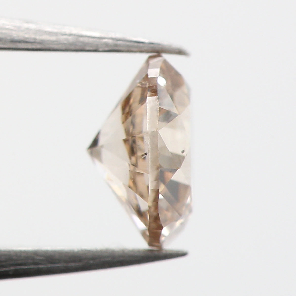 0.24 Ct Natural Loose Diamond, Oval Diamond, Brown Diamond, Antique Diamond, Rustic Diamond, Polished Diamond, Real Diamond KR2313