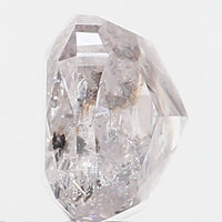 0.51 Ct Natural Loose Diamond, Cushion Diamond, Faint Pink Diamond, Polished Diamond, Real Diamond, Rustic Diamond, Antique Diamond L5761