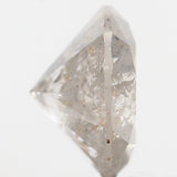 0.78 Ct Natural Loose Diamond, Grey Diamond, Round Diamond, Round Brilliant Cut Diamond, Sparkling Diamond, Rustic Diamond KDL5798