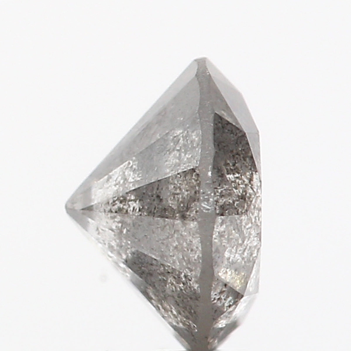 0.76 Ct Natural Loose Round Shape Diamond Salt And Pepper Round Cut Diamond 5.70 MM Natural Loose Diamond Round Brilliant Cut Diamond LQ5008