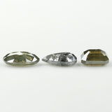 1.25 Ct Natural Loose Diamond, Mix Shape, Black Diamond, Pear Diamond, Emerald Diamond, Oval Diamond, Rustic Diamond KDL005
