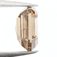 0.44 Ct Natural Loose Diamond, Hexagon Diamond, Brown Diamond, Polished Diamond, Rustic Diamond, Color Diamond, Rose Cut Diamond, L782