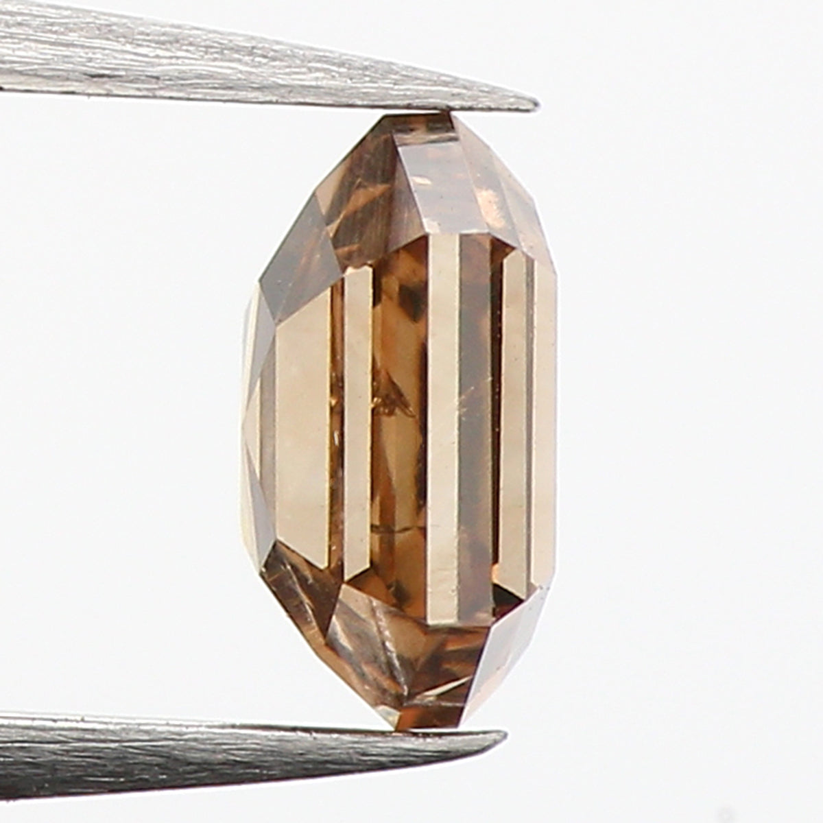 0.51 CT Natural Loose Hexagon Shape Diamond Brown Color Hexagon Shape Diamond 5.20 MM Natural Brown Color Hexagon Rose Cut Diamond QL655