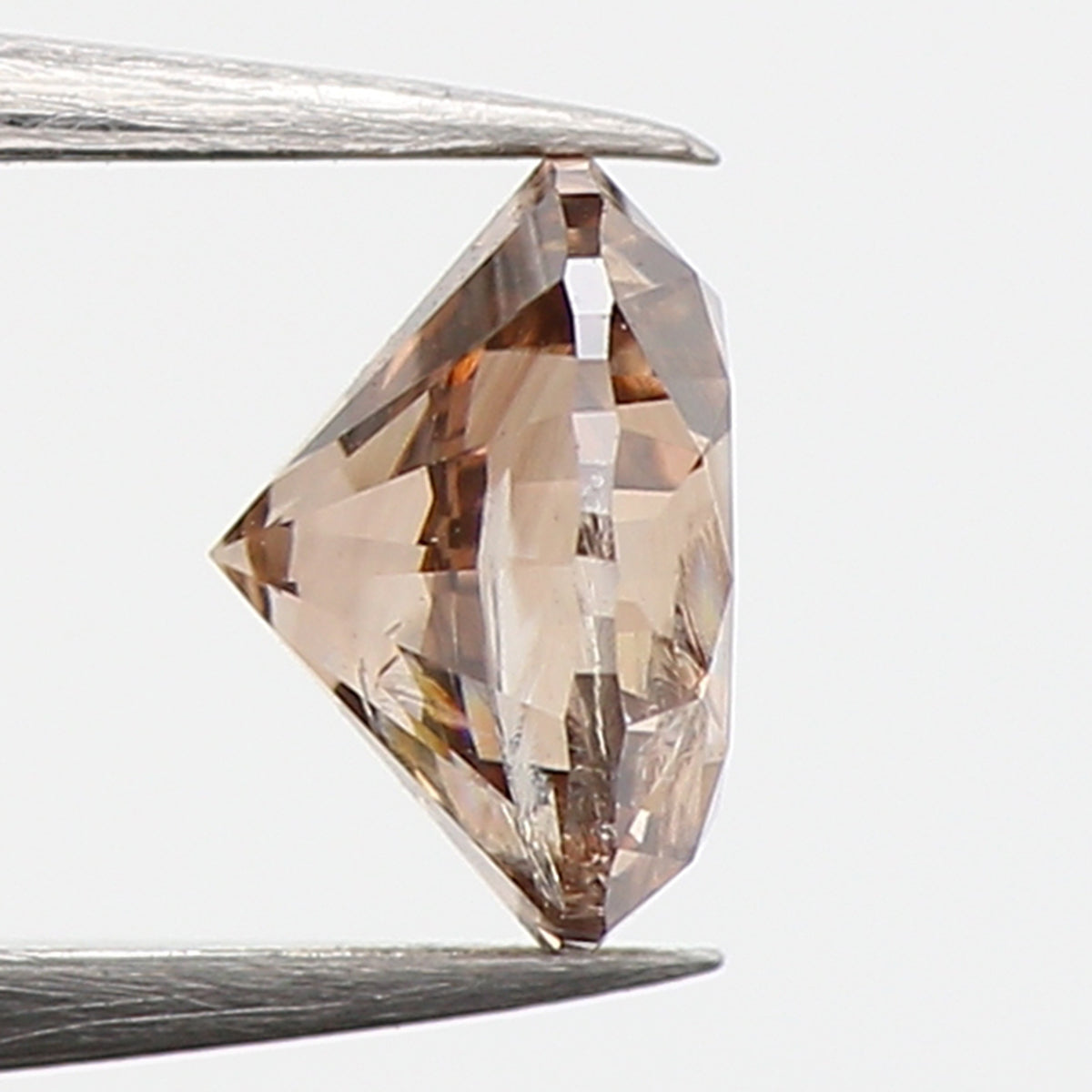 0.48 Ct Natural Loose Diamond, Brown Diamond, Round Diamond, Round Brilliant Cut Diamond, Sparkling Diamond, Rustic Diamond, L775