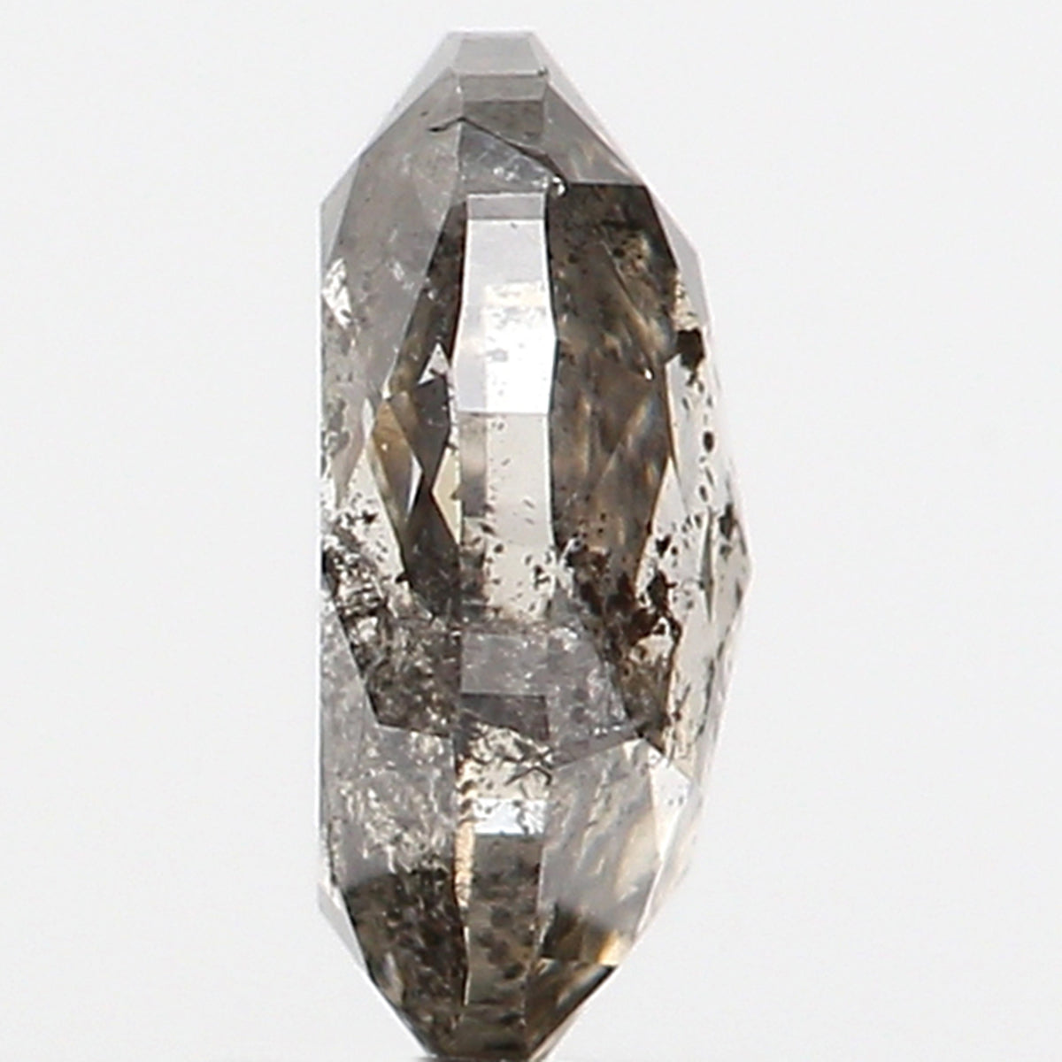 0.40 Ct Natural Loose Oval Shape Diamond Salt And Pepper Oval Cut Diamond 5.30 MM Natural Loose Diamond Oval Shape Rose Cut Diamond LQ422