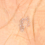 0.41 Ct Natural Loose Diamond, Pink Diamond, Round Diamond, Round Brilliant Cut Diamond, Sparkling Diamond, Rustic Diamond L818