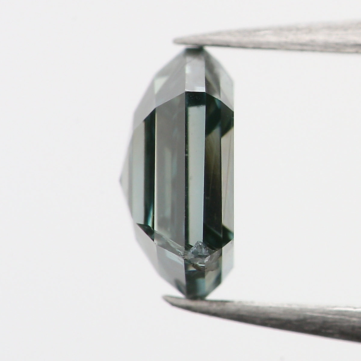 0.40 CT Natural Loose Hexagon Shape Diamond Blue Color Hexagon Cut Diamond 5.00 MM Natural Loose Blue Diamond Hexagon Rose Cut Diamond LQ573