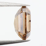 0.67 Ct Natural Loose Diamond, Hexagon Diamond, Brown Diamond, Polished Diamond, Rustic Diamond, Color Diamond, Rose Cut Diamond, KDL658