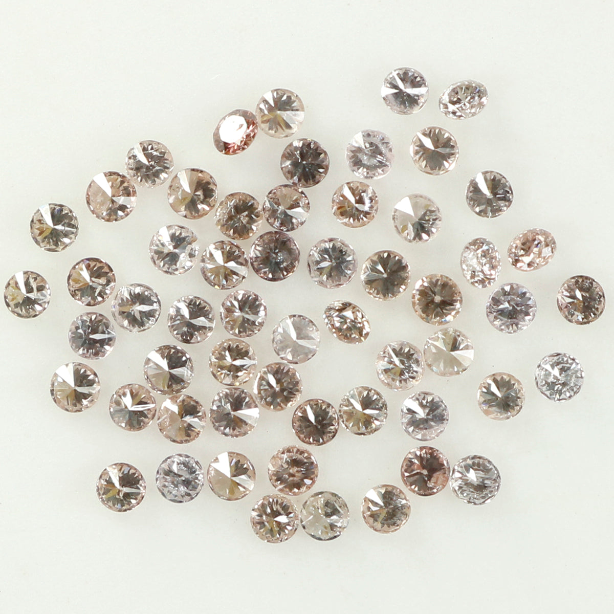 0.41 Ct Natural Loose Round Shape Diamond Pink Color Round Cut Diamond 1.15 MM Natural Loose Pink Color Round Brilliant Cut Diamond LQ818