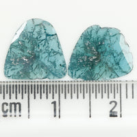 0.99 Ct Natural Loose Diamond, Slice Diamond, Blue Diamond, Polki Diamond, Real Diamond, Diamond Slice, Fancy Diamond, L783
