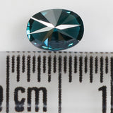 0.51 Ct Natural Loose Diamond, Oval Diamond, Blue Diamond, Antique Diamond, Oval Cut Diamond, Rustic Diamond, Real Diamond KDL664