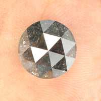 5.10 Ct Natural Loose Diamond, Round Rose Cut Diamond, Black Diamond, Gray Diamond, Salt and Pepper Diamond, Rose Cut Diamond KDL093
