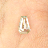 1.43 CT Natural Loose Diamond, Coffin Diamond, Grey Diamond, Yellow Diamond, Rose Cut Diamond, Coffin Cut Diamond, Fancy Color Diamond KDL387