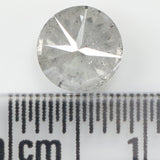 1.03 Ct Natural Loose Diamond, Grey Diamond, Round Diamond, Round Brilliant Cut Diamond, Sparkling Diamond, Rustic Diamond L623