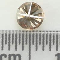 0.32 Ct Natural Loose Diamond, Brown Diamond, Round Diamond, Round Brilliant Cut Diamond, Sparkling Diamond, Rustic Diamond, L839