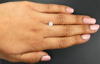 0.73 Ct Natural Loose Diamond, White Diamond, Round Diamond, Round Brilliant Cut Diamond, Sparkling Diamond, Rustic Diamond KDL318