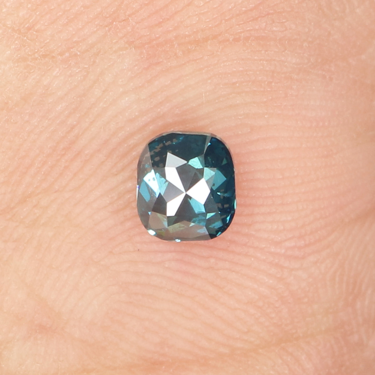0.45 CT Natural Loose Cushion Shape Diamond Blue Color Cushion Cut Diamond 4.70 MM Natural Loose Diamond Cushion Rose Cut Diamond LQ9743