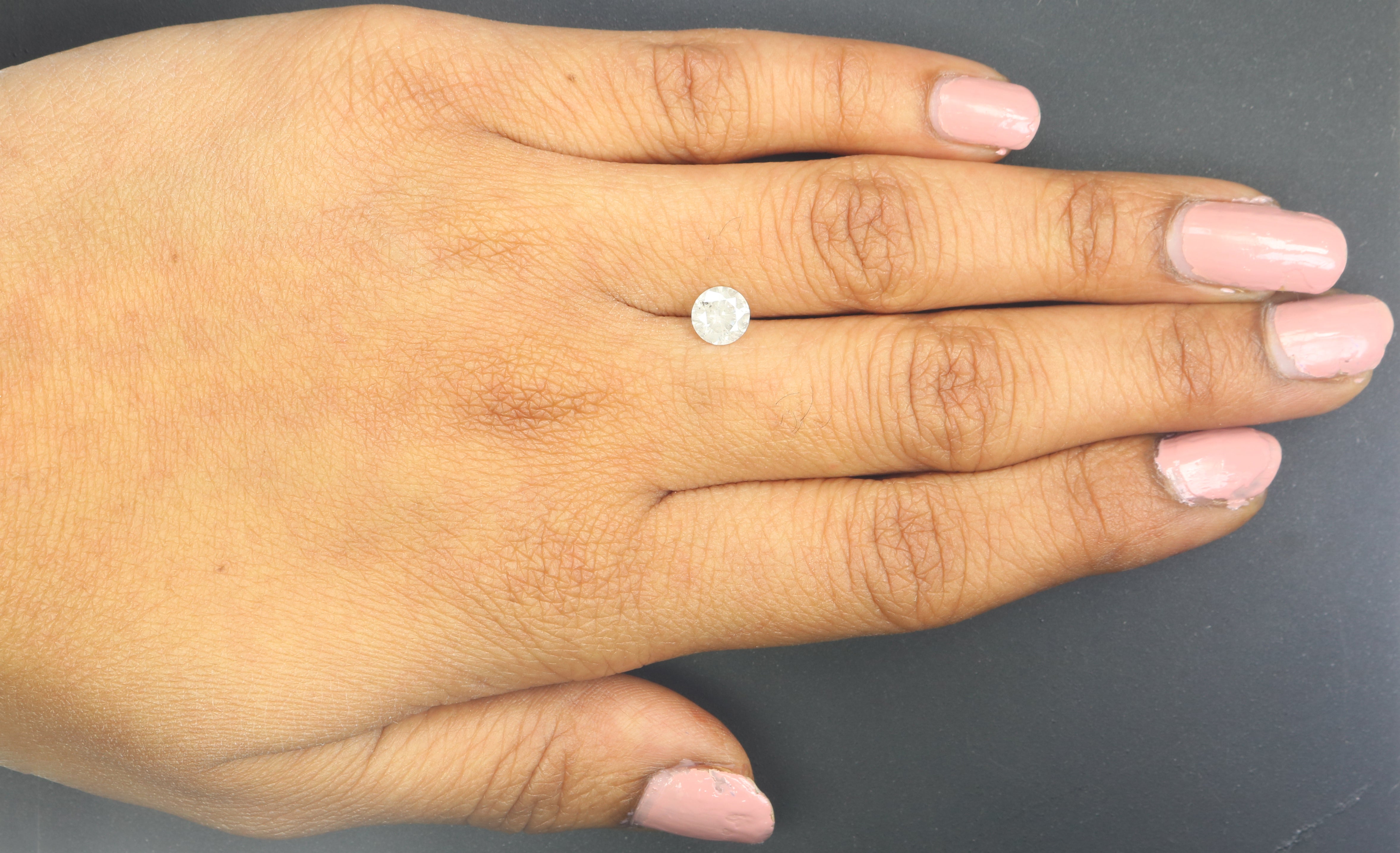 0.73 Ct Natural Loose Round Shape Diamond White Color Round Cut Diamond 5.85 MM Natural White Diamond Round Brilliant Cut Diamond QL347