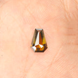 0.79 Ct Natural Loose Diamond, Coffin Cut Diamond, Brown Diamond, Rustic Diamond, Antique Diamond, Real Diamond, Minimal Diamond L374