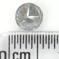 0.45 Ct Natural Loose Diamond, Grey Diamond, Round Diamond, Round Brilliant Cut Diamond, Sparkling Diamond, Rustic Diamond L036