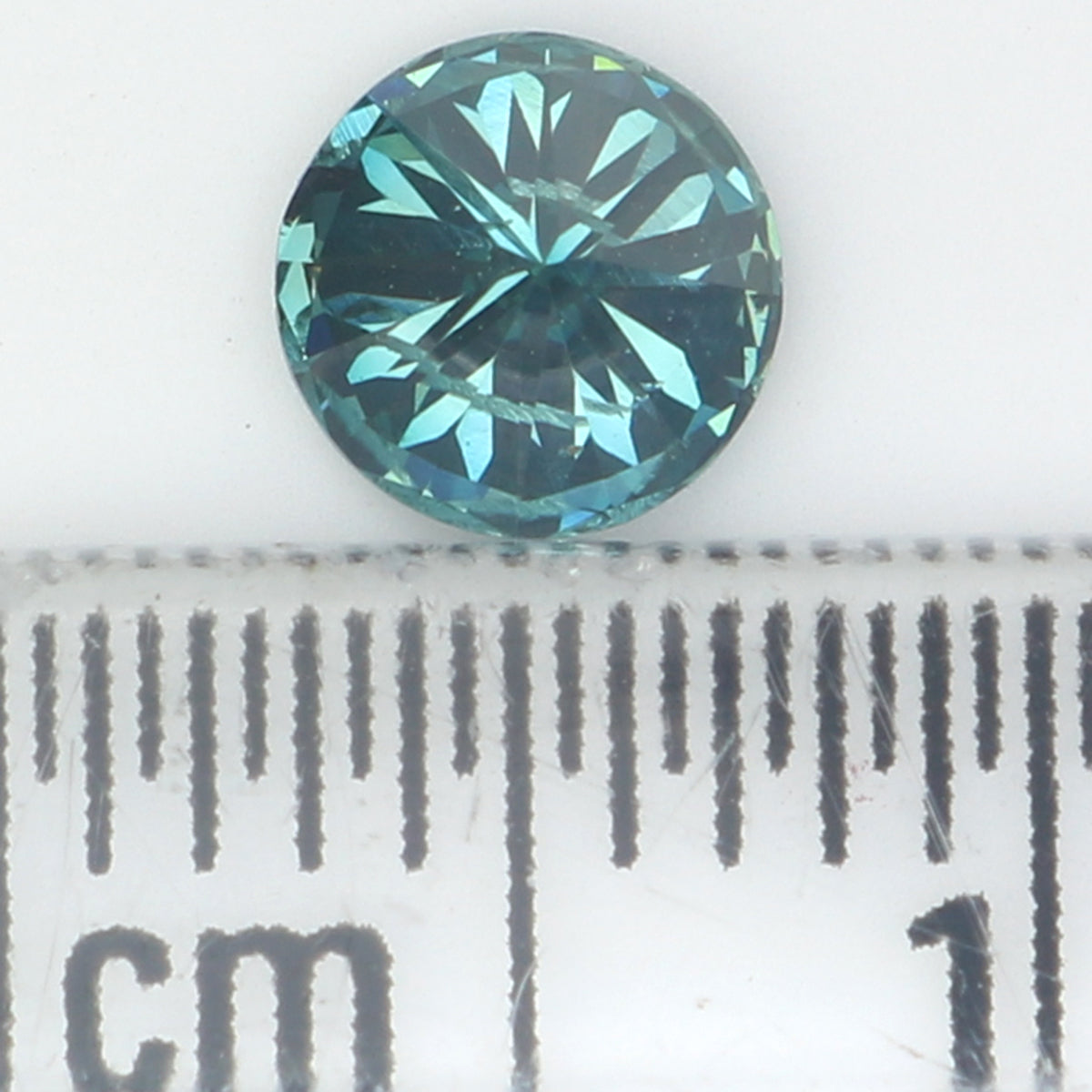 0.42 Ct Natural Loose Round Shape Diamond Blue Round Cut Diamond 4.85 MM Natural Loose Diamond Blue Color Round Brilliant Cut Diamond LQ001