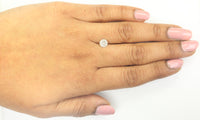 0.78 Ct Natural Loose Diamond, Grey Diamond, Round Diamond, Round Brilliant Cut Diamond, Sparkling Diamond, Rustic Diamond KDL5798
