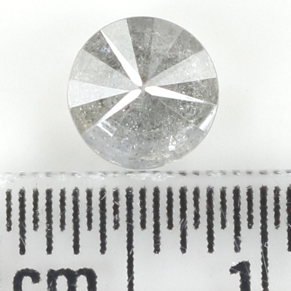 0.76 Ct Natural Loose Round Shape Diamond Salt And Pepper Round Cut Diamond 5.70 MM Natural Loose Diamond Round Brilliant Cut Diamond LQ5008