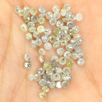 2.68 Ct Natural Loose Diamond, Round Rose Cut Diamond, Grey Diamond, Yellow Diamond, Rose Cut Diamond, Rustic Diamond, Real Diamond L092