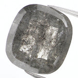 2.21 Ct Natural Loose Diamond, Cushion Diamond, Gray Diamond, Polished Diamond, Rose Cut Diamond, Rustic Diamond, Antique Diamond KDL458